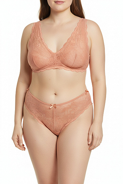 LingaDore Dámské Prádlo Hnědé Second Hand Vel. XXL