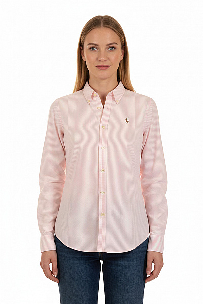 Vzorovaná Dámská Košile Růžová Ralph Lauren