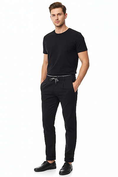 Pánské Kalhoty Rovné Modré BALDESSARINI Vel. 46