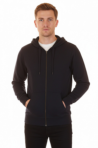 Pánská Mikina Na Zip Modrá JACK & JONES Second Hand Vel. L