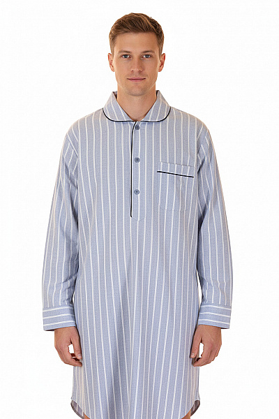 Ambassador1867 Pánské Pyžamo Modrý Vel. 50