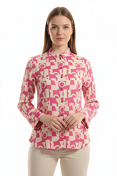 Dámská Košile Růžová ETERNA