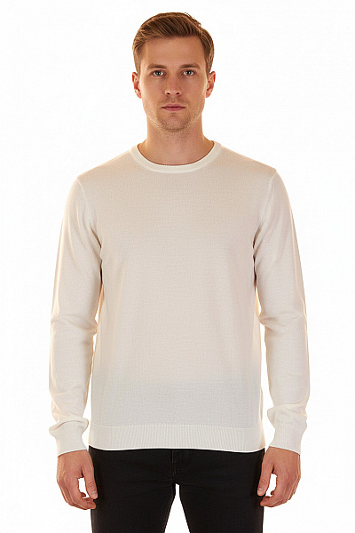 Pánský Svetr Bílý BOMBOOGIE