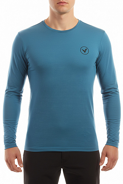 Jednoduché Pánské Tričko Modré Vel. M