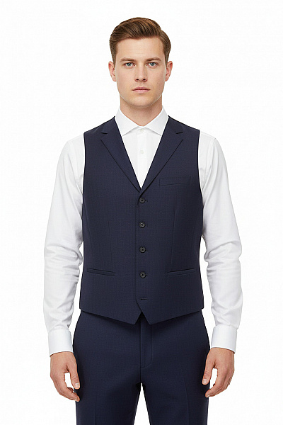 Společenská Pánská Vesta Modrá Hugo Boss