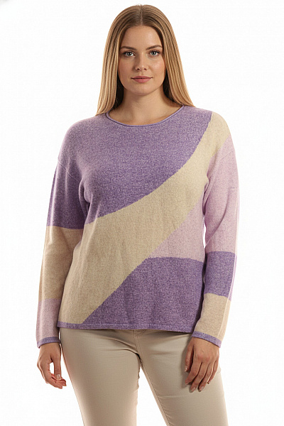 Dámský Pulovr Fialový OLSEN Second Hand