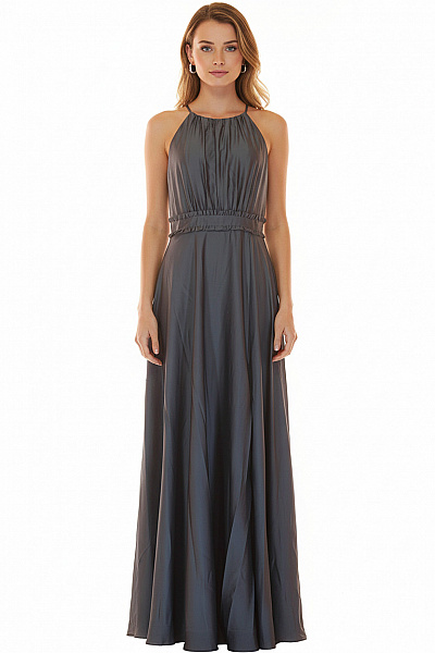 Společenské  Šaty Modré Swing Vel. 38