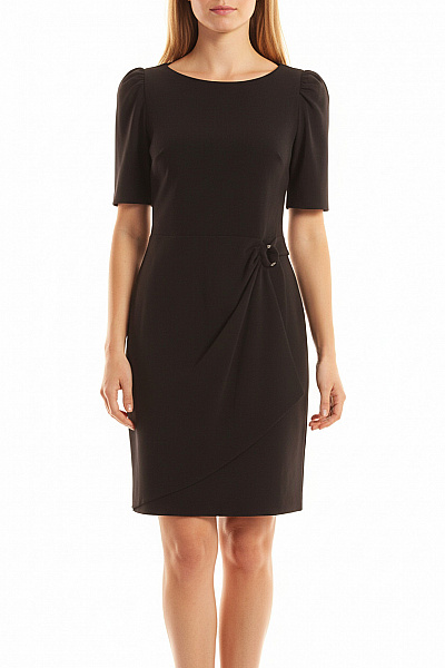 Donna Karan Pouzdrové šaty  Šaty Černé Second Hand Vel. 40