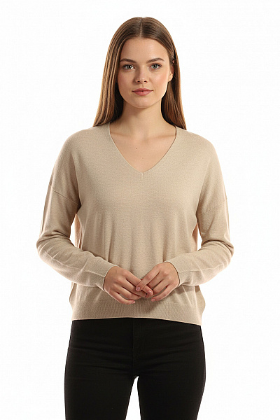  Halenka Pletená Béžová COMMA Vel. M