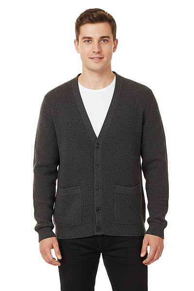 Pánský Svetr Šedý American Vintage Second Hand Vel. S