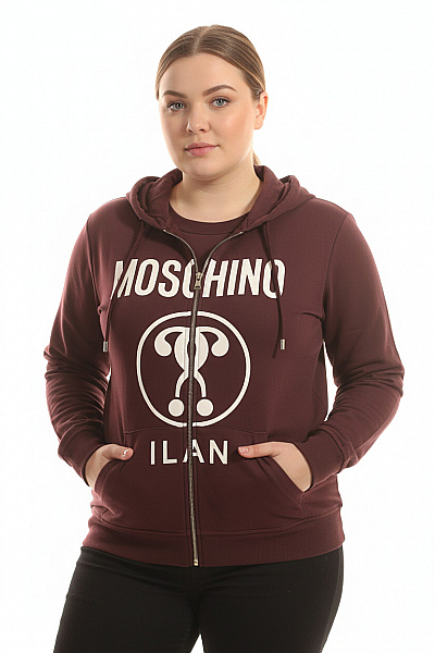 Dámská Mikina Vínová MOSCHINO