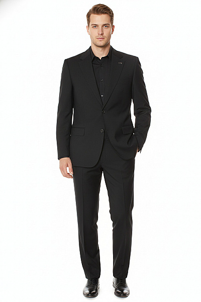 DOUGLAS HAYWARD Pánský Společenský Oblek Vlněný Zelený Vel. 36