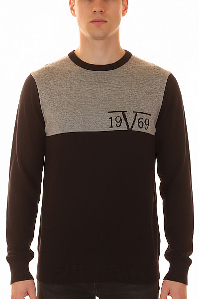 VERSACE Pánský Pulovr Černý