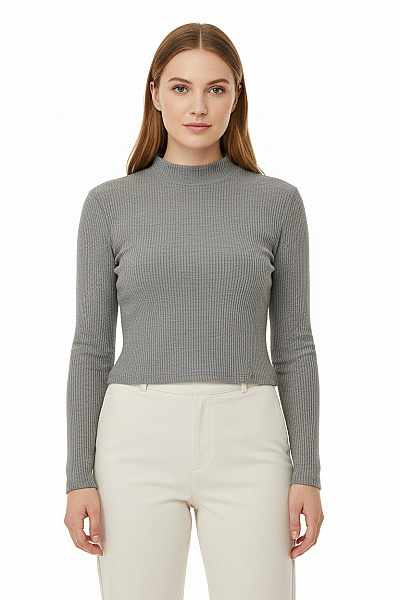 Dámské Tričko Šedý Vel. L