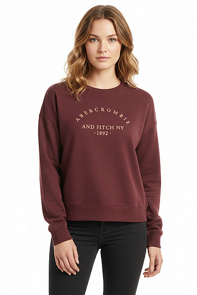 Dámské Tričko Vínová Abercrombie&Fitch Vel. M