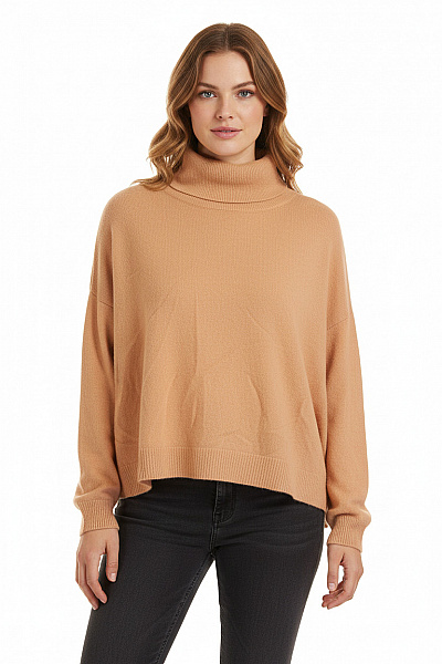 Dámský Rolák Kašmírový Hnědý Second Hand