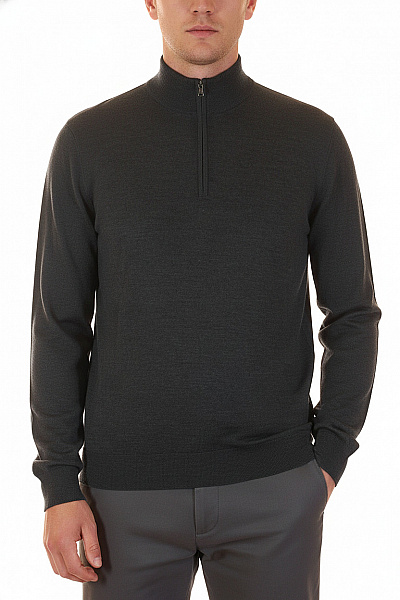 HACKETT Pánský Svetr Vlněný Zelený Second Hand Vel. L