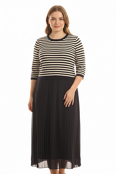 Esprit  Šaty Pletené Modré Vel. L