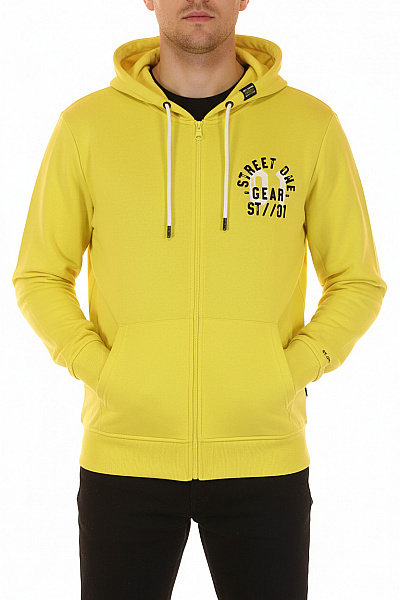 Pánská Mikina Na Zip Zelená Street One Vel. XL