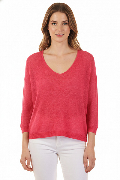 COTTON CANDY Dámský Svetr Růžový Vel. M