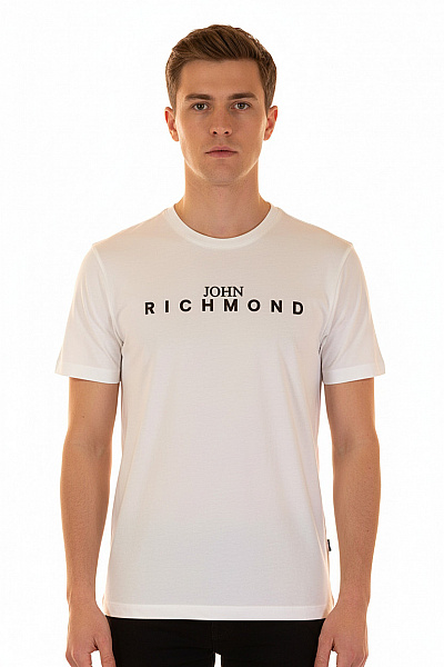 Richmond Pánské Tričko Bílé Second Hand Vel. L