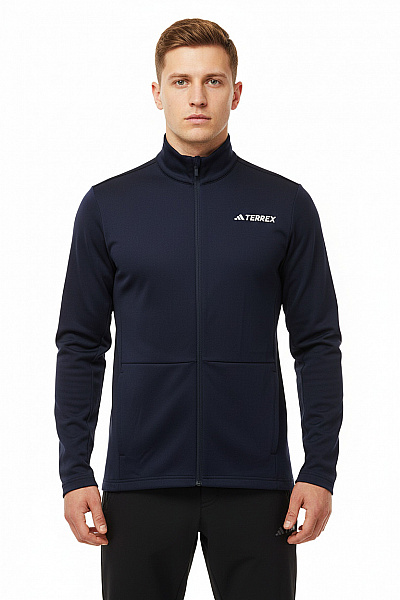 ADIDAS Sportovní Pánská Mikina Modrá Vel. M