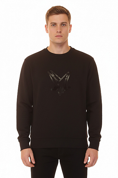 Pánská Mikina Bez Zapínání Černá FUCHS SCHMITT