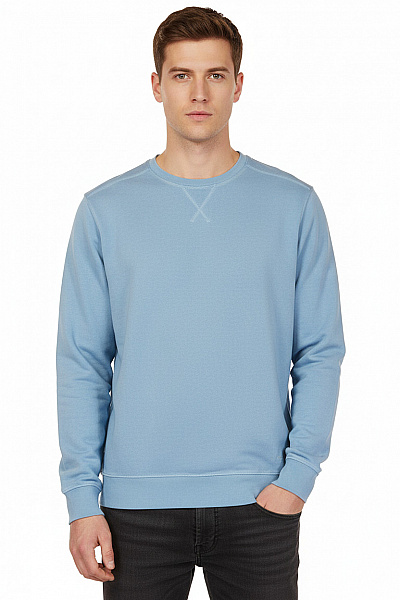 Pánská Mikina Bez Zapínání Modrá BETTER RICH Vel. L