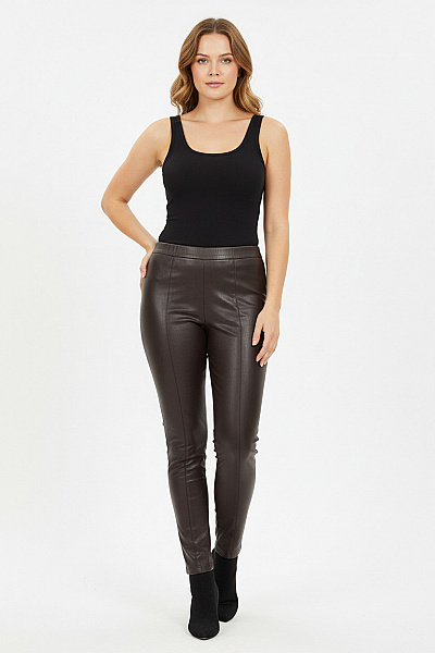 Rofa Fashion Group Dámské Legíny Hnědé