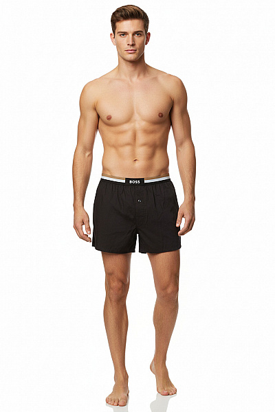 Hugo Boss Pánské Spodní Prádlo Bavlněné Černé