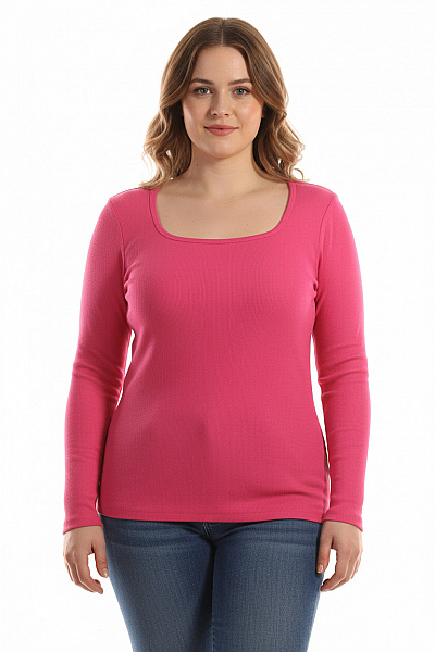 Hollister Dámské Tričko Růžové Second Hand Vel. XL