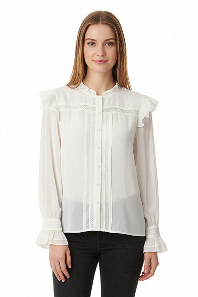 Smashed Lemond Dámská Košile Bílá Vel. 38