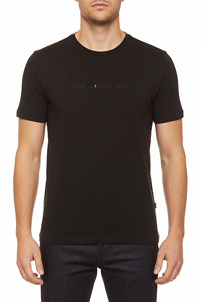 Pánské Tričko Černé Hugo Boss Vel. XL