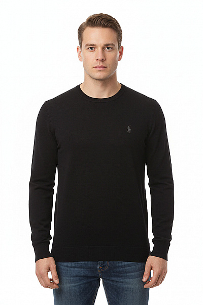 Ralph Lauren Pánský Svetr Vlněný Černý Vel. M