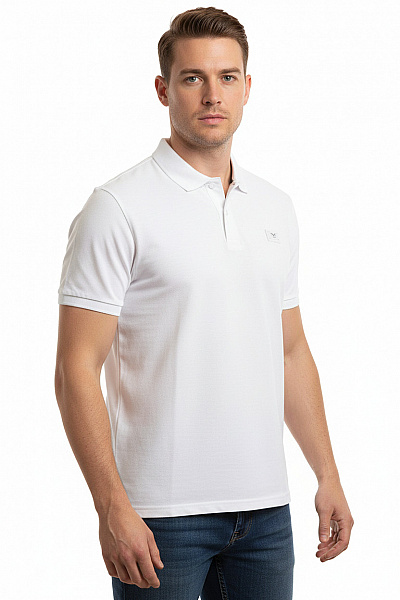 Pánské Tričko S Límečkem Bílé VERSACE Vel. XXL