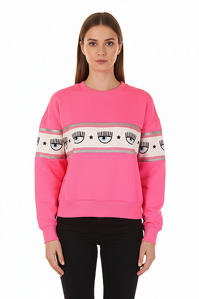Dámská Mikina Růžová CHIARA FERRAGNI Vel. S