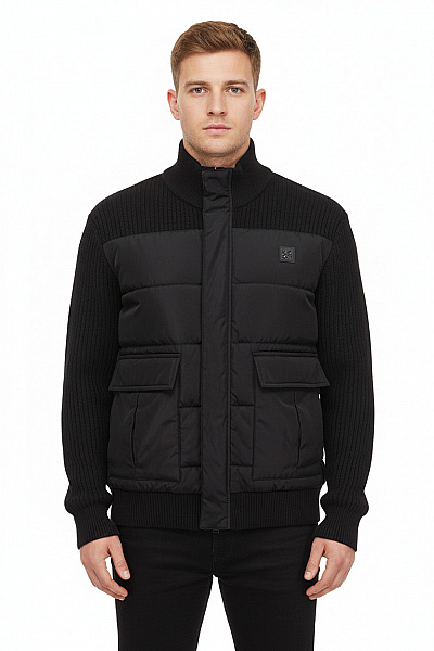 Pánská Bunda Černá Hugo Boss Second Hand Vel. M