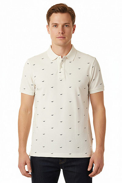 Pánské Tričko Béžové Hollister Vel. M