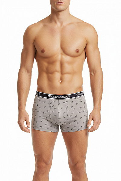 Pánské Prádlo Šedé ARMANI Vel. L