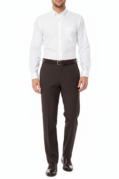 Společenské Pánské Kalhoty Vlněné Šedé PIERRE CARDIN