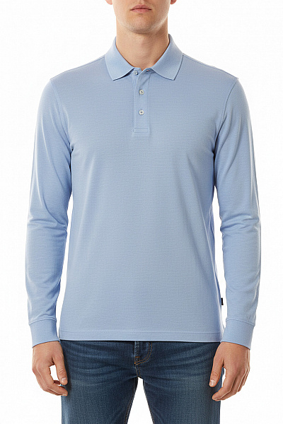 Seidensticker Pánské Tričko S Límečkem Modré Vel. M