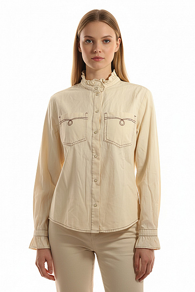 Dámská Košile Béžová CLAUDIE PIERLOT Vel. 38