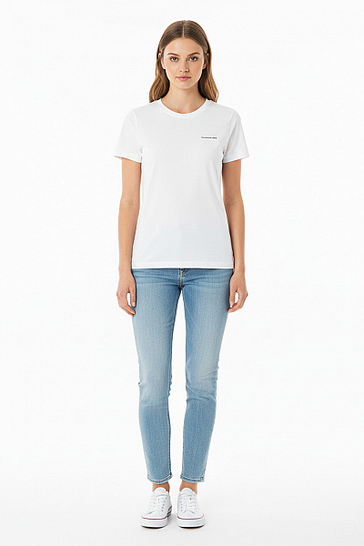 Dámské Tričko Bílé Calvin Klein Second Hand Vel. XS