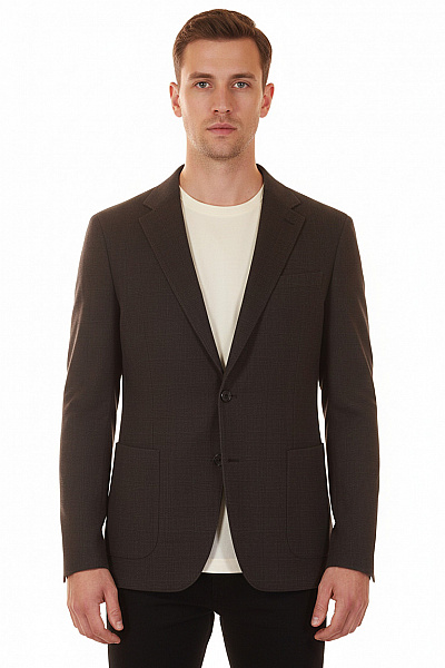 Pánské Sako Zelené Second Hand Vel. 54