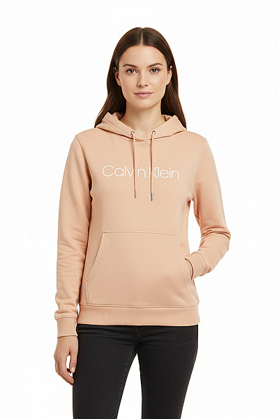 Dámská Mikina Bez Zapínání Růžová Calvin Klein Vel. XS