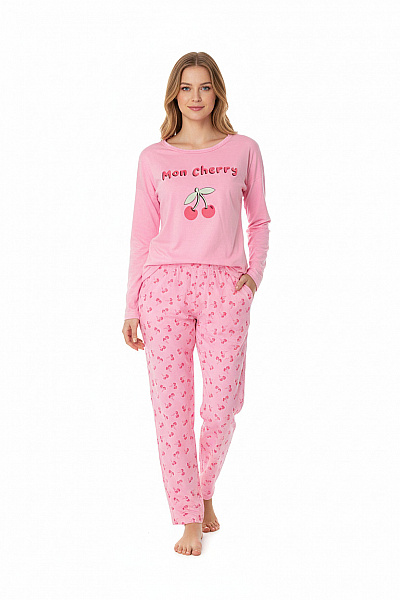 Dámské Pyžamo Růžové BRAVE SOUL Vel. S