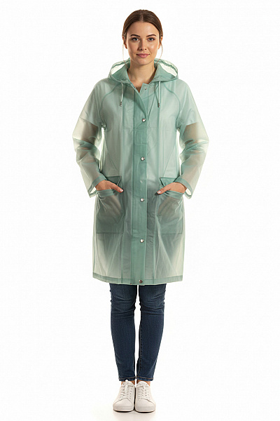 Dámský Trenčkot Zelený ILSE JACOBSEN Outlet Vel. 42