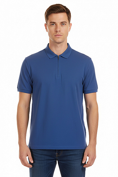 Pánské Tričko Modré Second Hand Vel. L