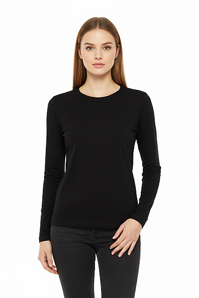 Jednoduché Dámské Tričko Černé ONLY