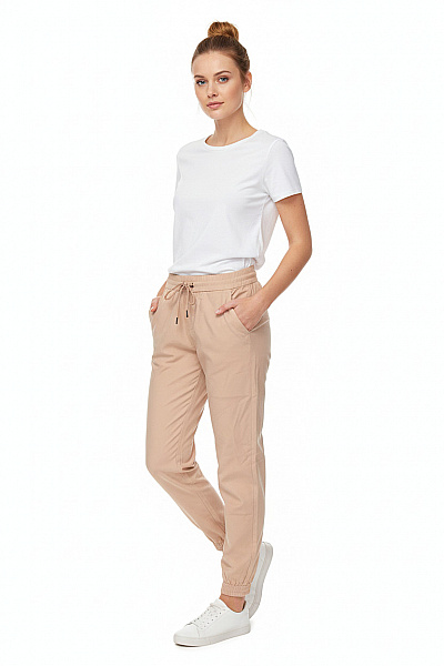 Dámské Kalhoty Letní Béžové ONLY Vel.  36/34